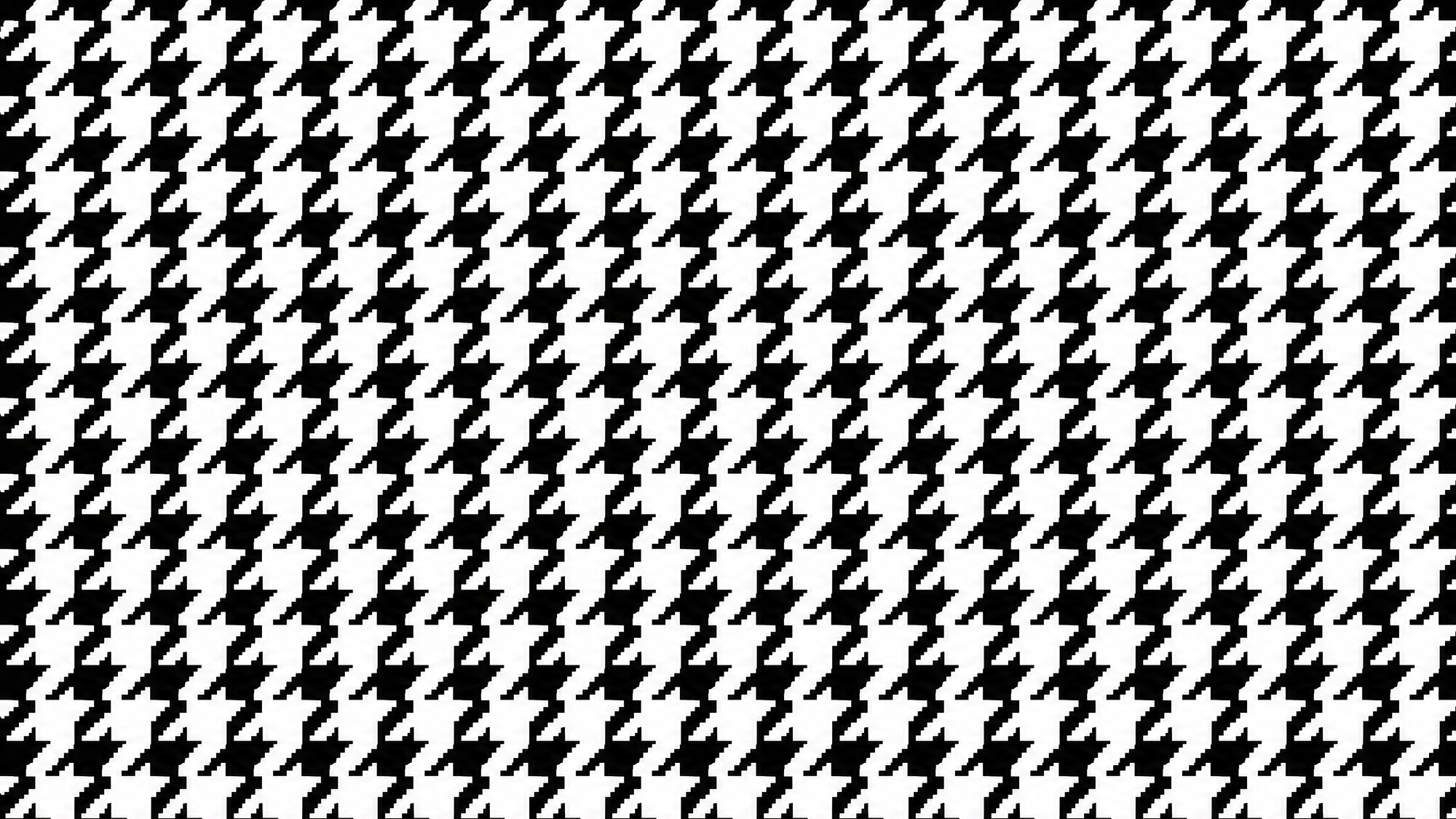 Papier peint motif pied-de-poule noir et blanc classique