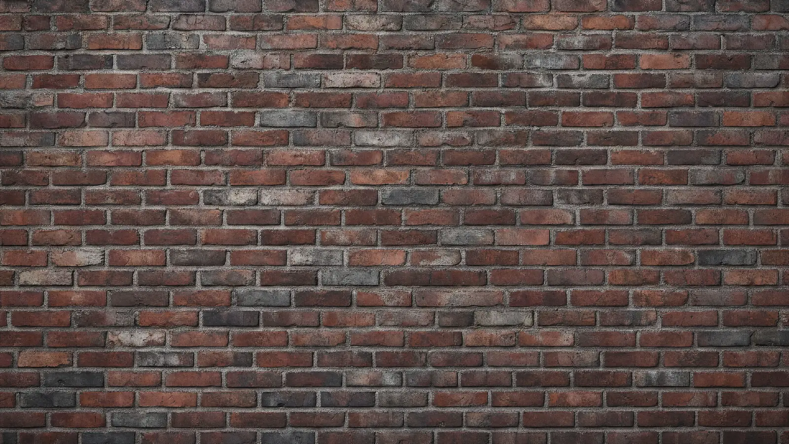Papier peint mur de briques industrielles rouge gris