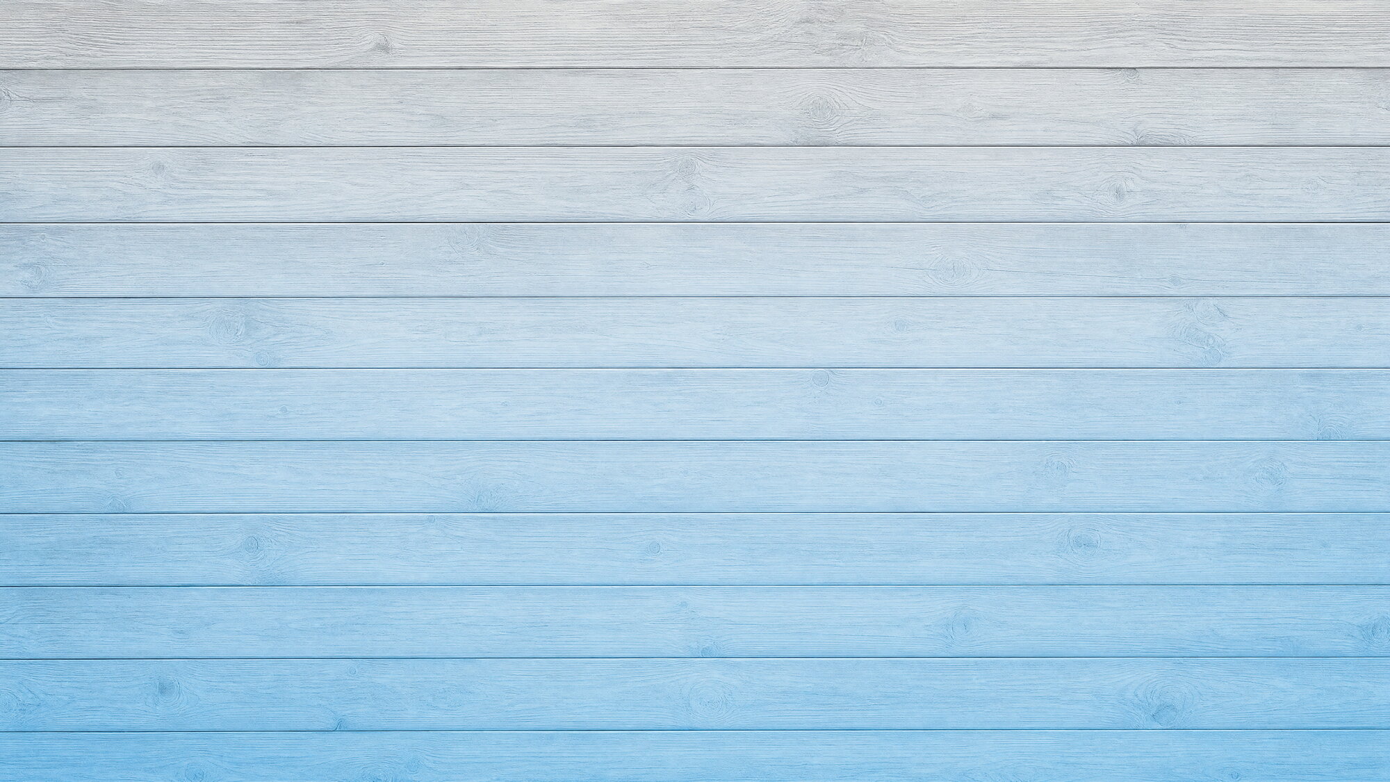 Papier peint planches de bois dégradé bleu pastel