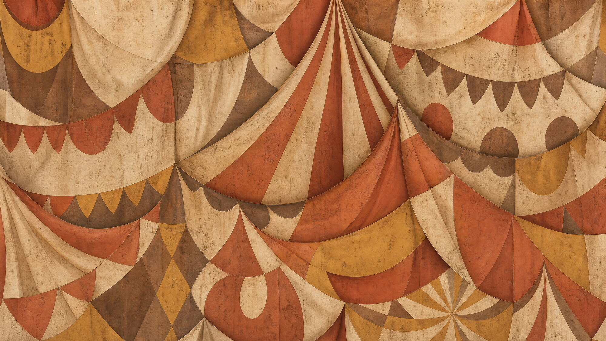 Papier peint panoramique Archive Cirque Texturé