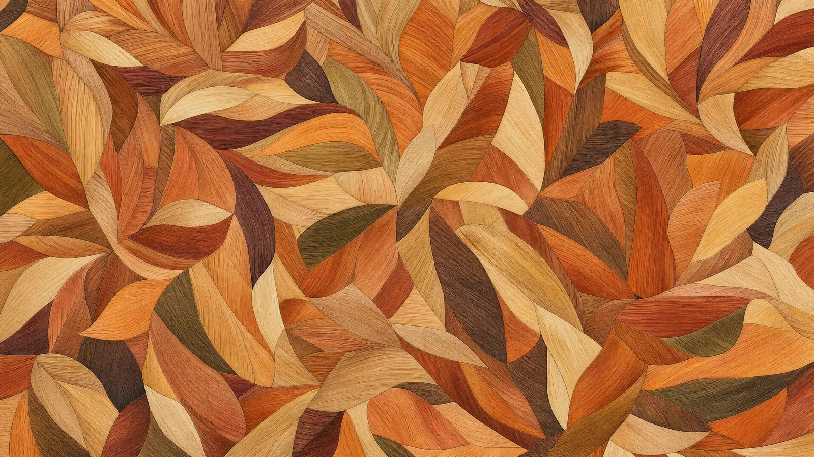 Papier peint panoramique Marqueterie de Paille Automnale