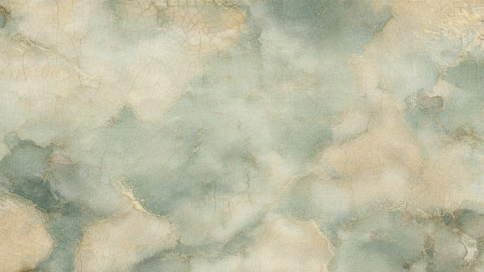 Papier peint panoramique motif wabi-sabi céramique céladon