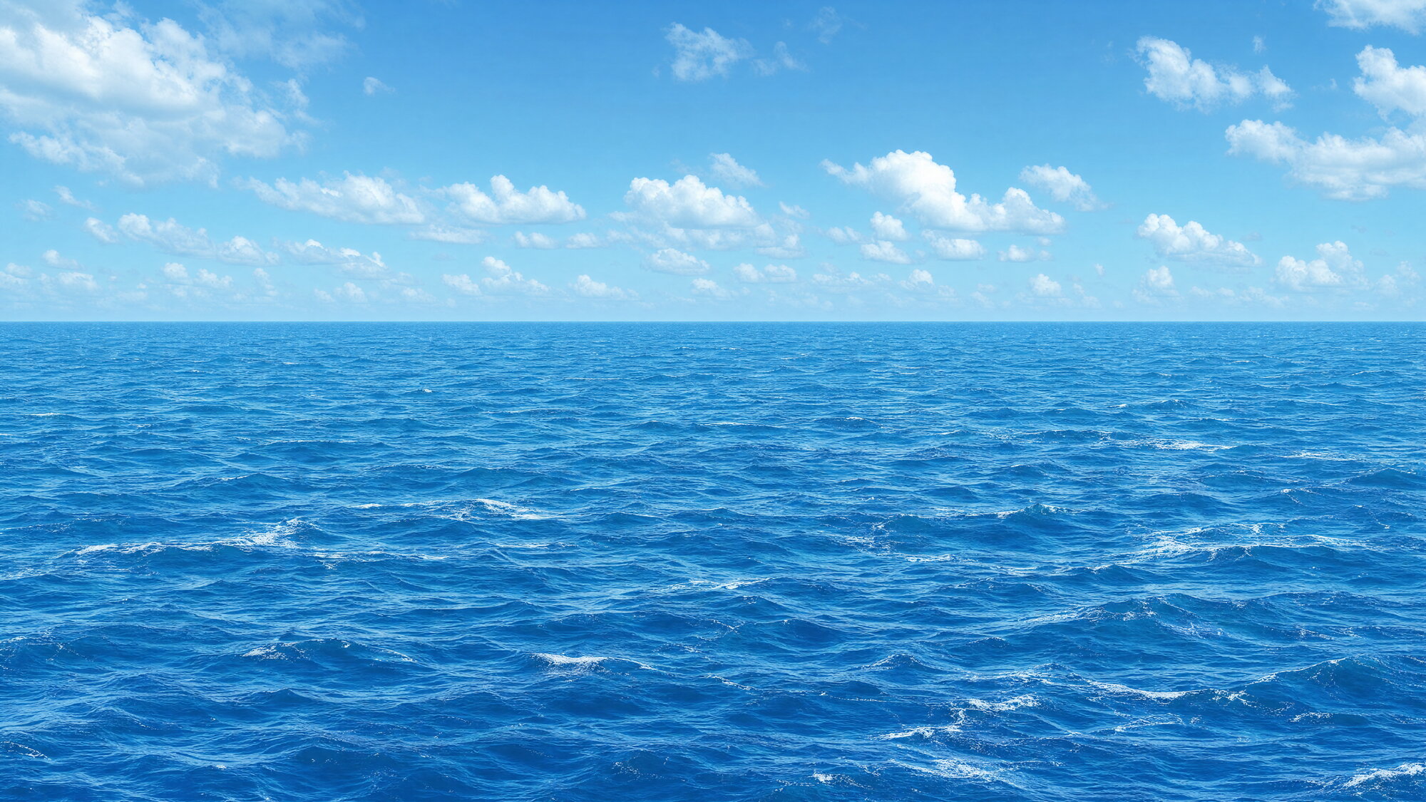 Papier peint panoramique Océan Bleu Infini