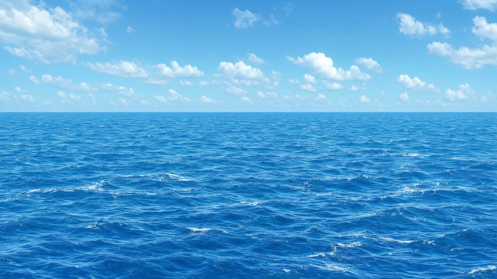 Papier peint panoramique Océan Bleu Infini