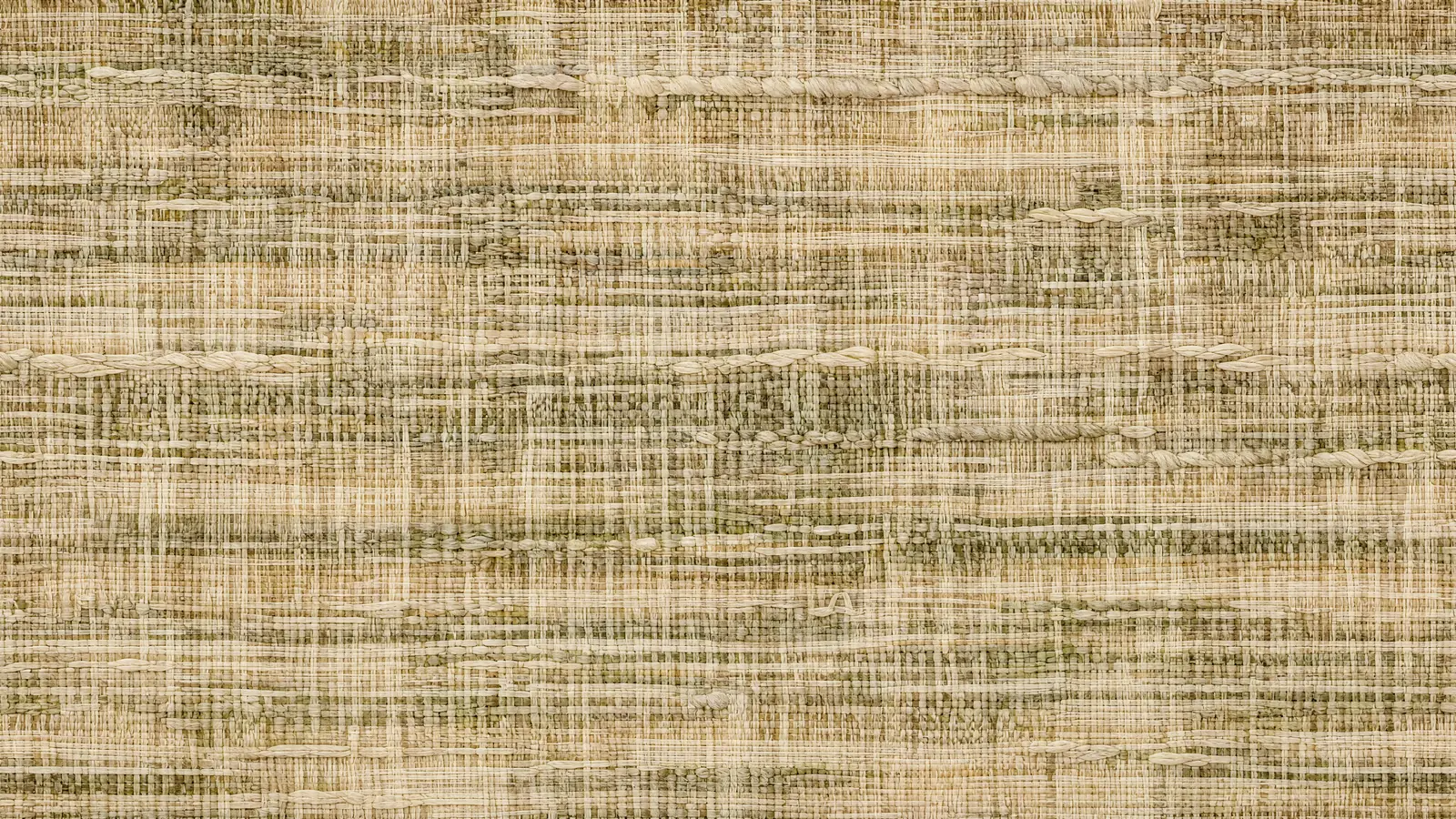 Papier peint panoramique Tissage lin & chanvre texturé