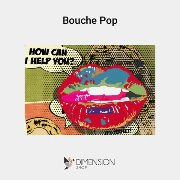 tableau-bouche-pop