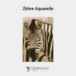 Zèbre-Aquarelle